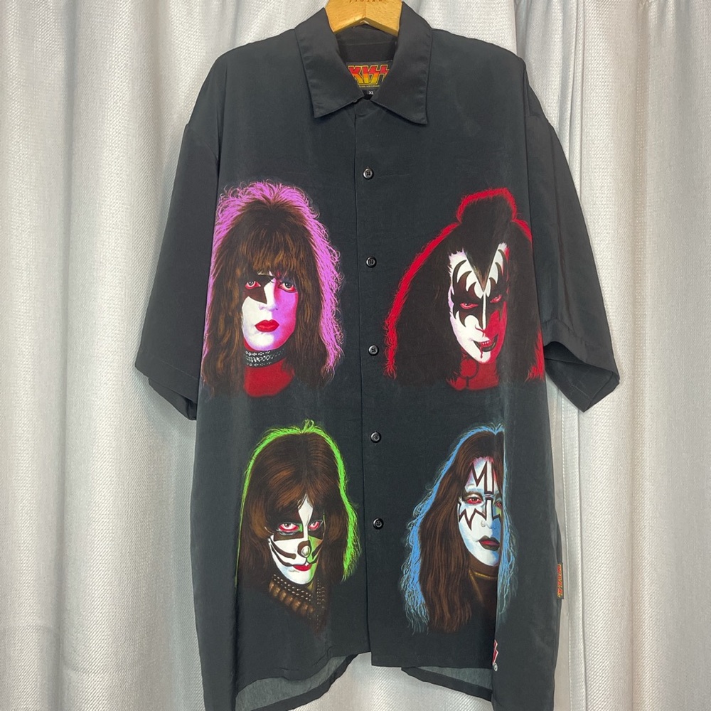 KISS button up rare